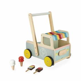 Babykids_Janod_Toys Janod Ice Cream Cart Push-Along Trolley