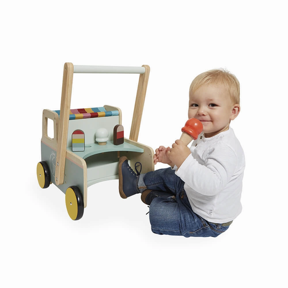 Babykids_Janod_Toys Janod Ice Cream Cart Push-Along Trolley