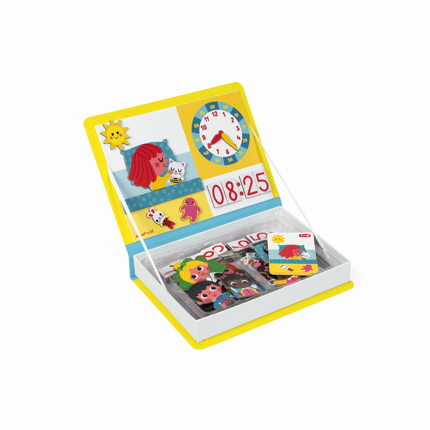 Babykids_Janod_Toys Janod Learn To Tell The Time Magneti'book