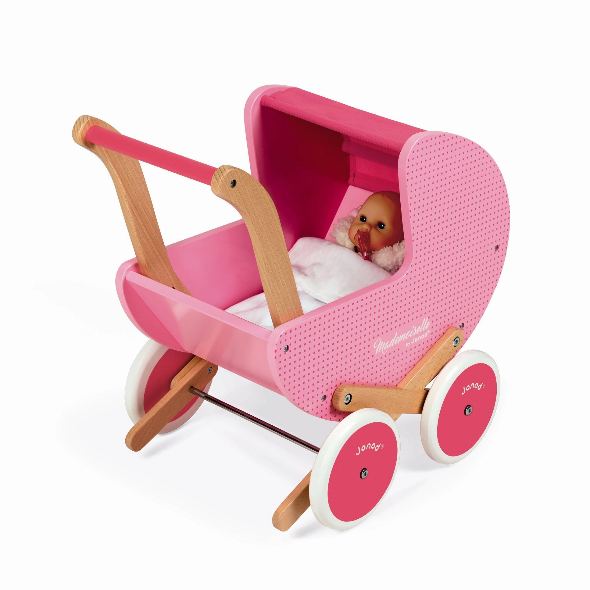 Babykids_Janod_Toys Janod Mademoiselle Doll's Pram