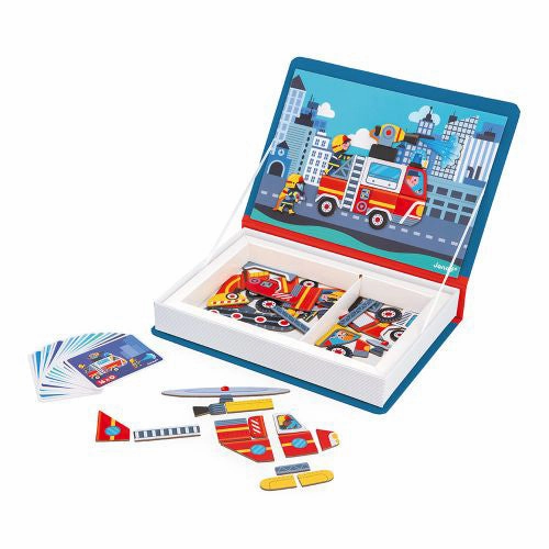 Babykids_Janod_Toys Janod Magneti'Book Firefighter