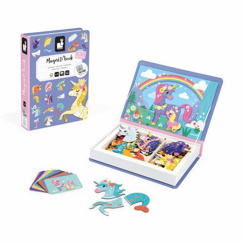 Babykids_Janod_Toys Janod Magneti'Book Unicorn