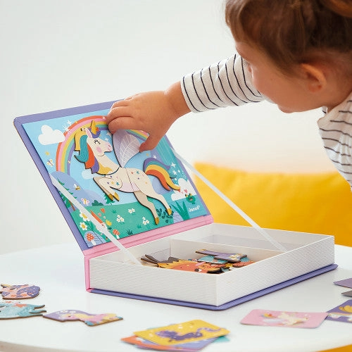Babykids_Janod_Toys Janod Magneti'Book Unicorn