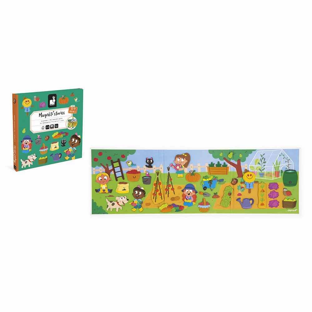 Babykids_Janod_Toys Janod Magneti'Stories The Vegetable Garden