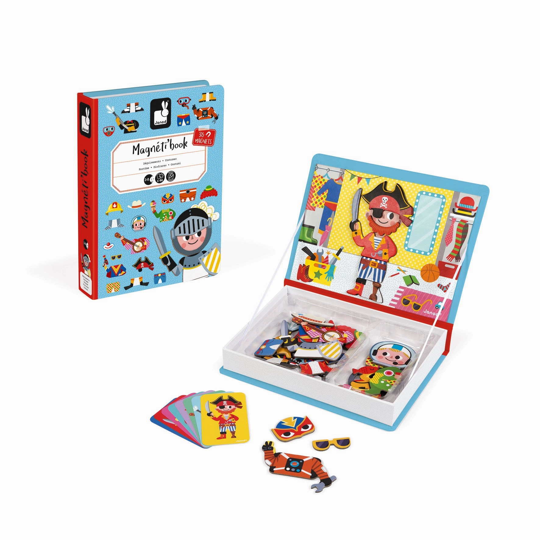 Babykids_Janod_Toys Janod Magnetibook Boys Costumes