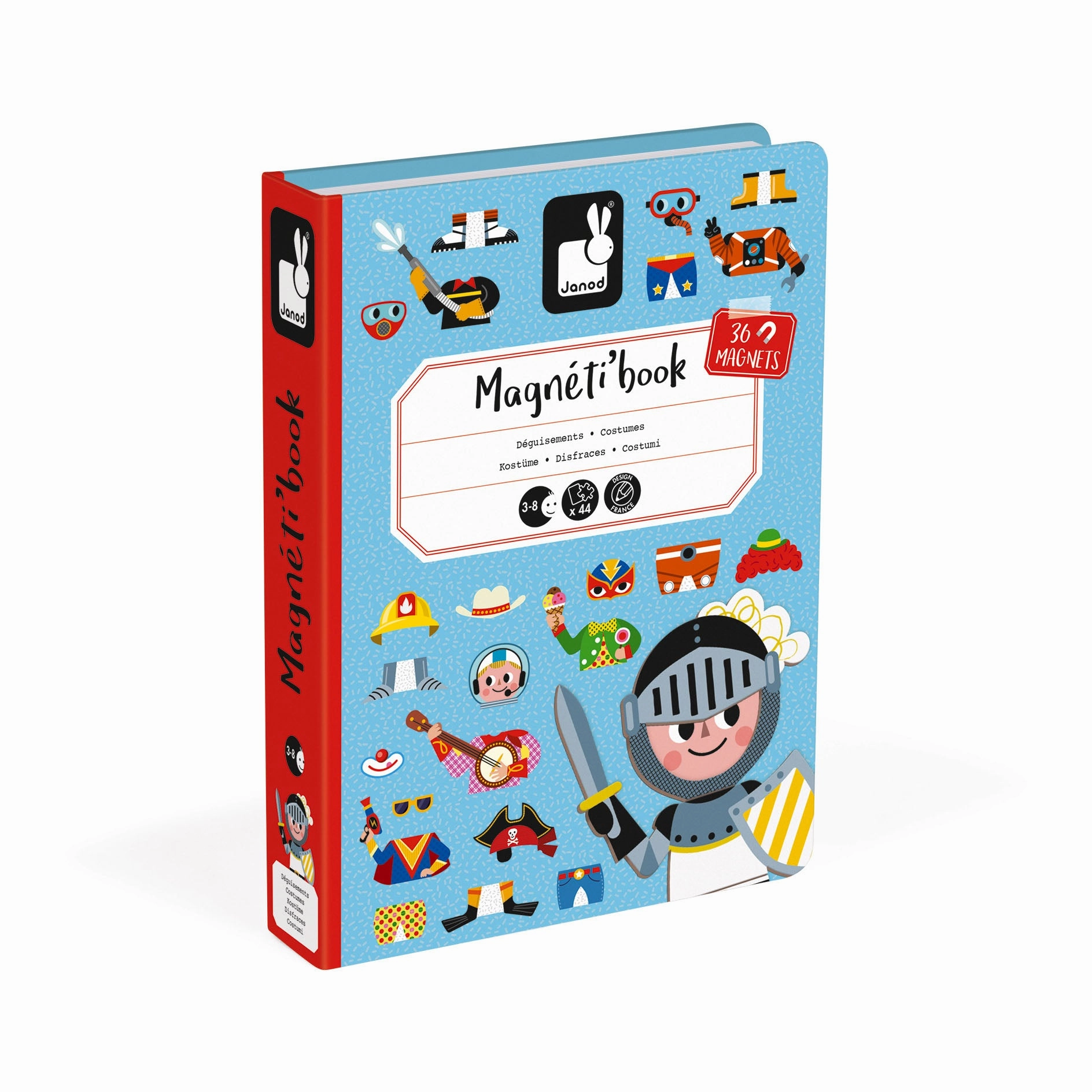 Babykids_Janod_Toys Janod Magnetibook Boys Costumes