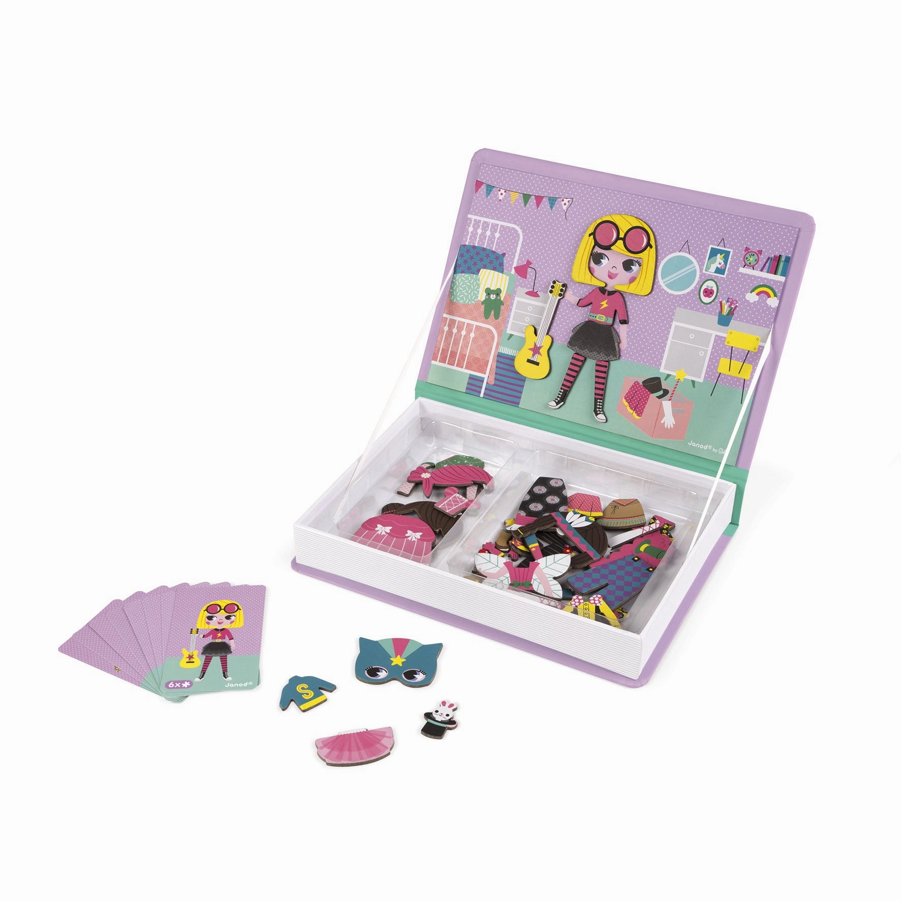 Babykids_Janod_Toys Janod Magnetibook Girls Costumes