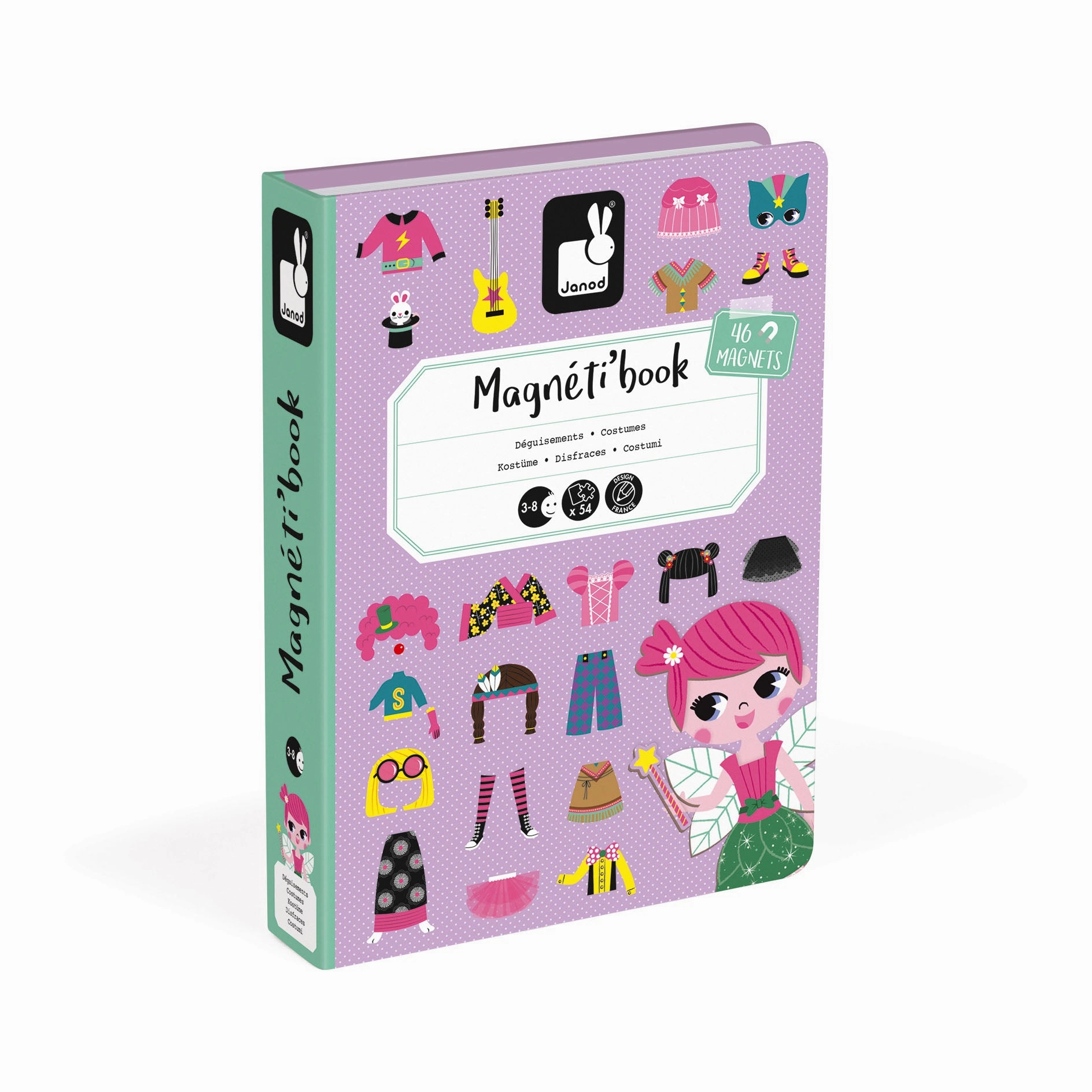 Babykids_Janod_Toys Janod Magnetibook Girls Costumes
