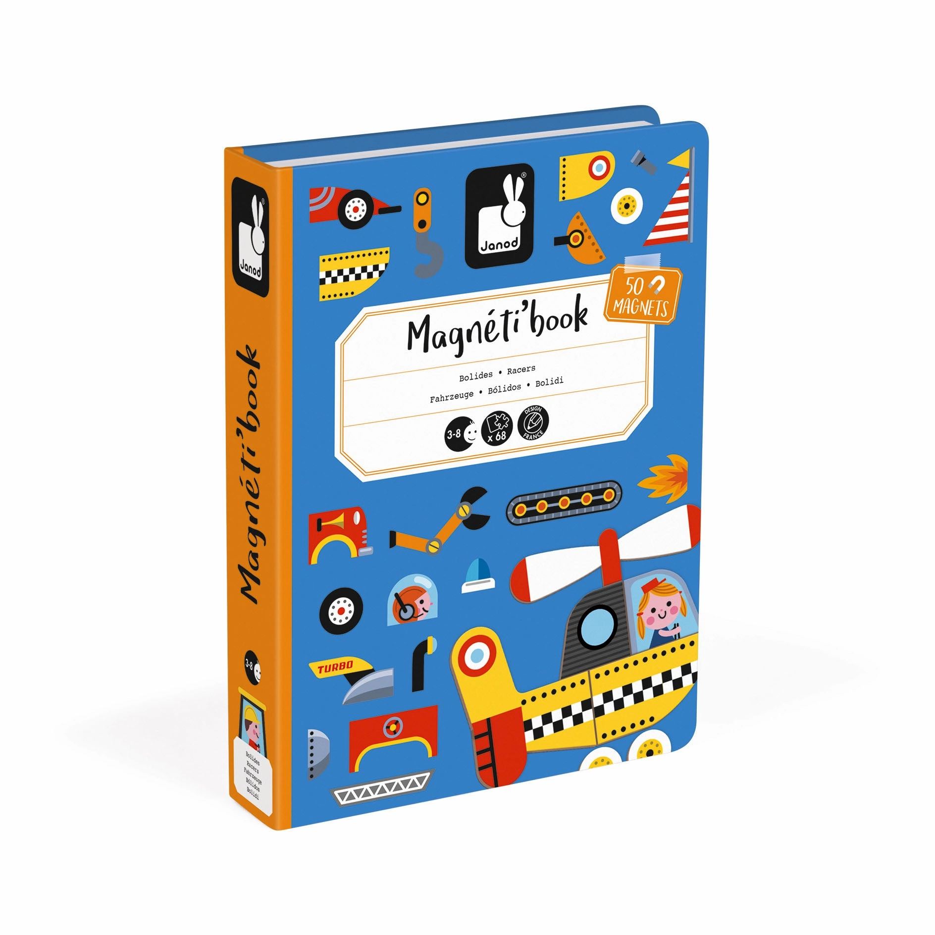 Babykids_Janod_Toys Janod Magnetibook Racers