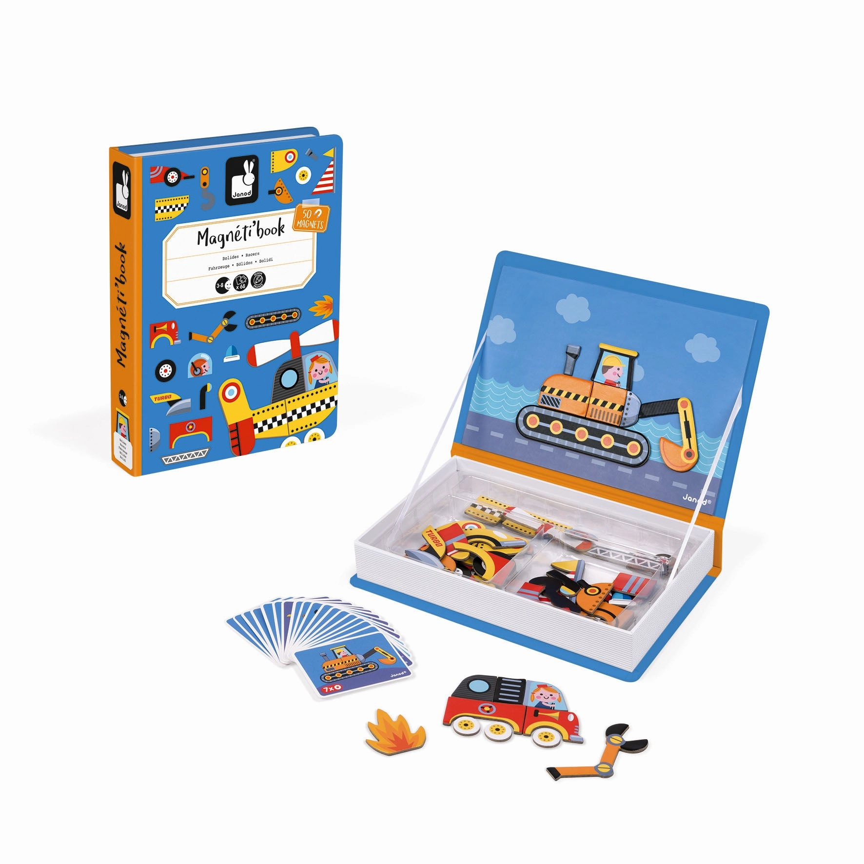 Babykids_Janod_Toys Janod Magnetibook Racers