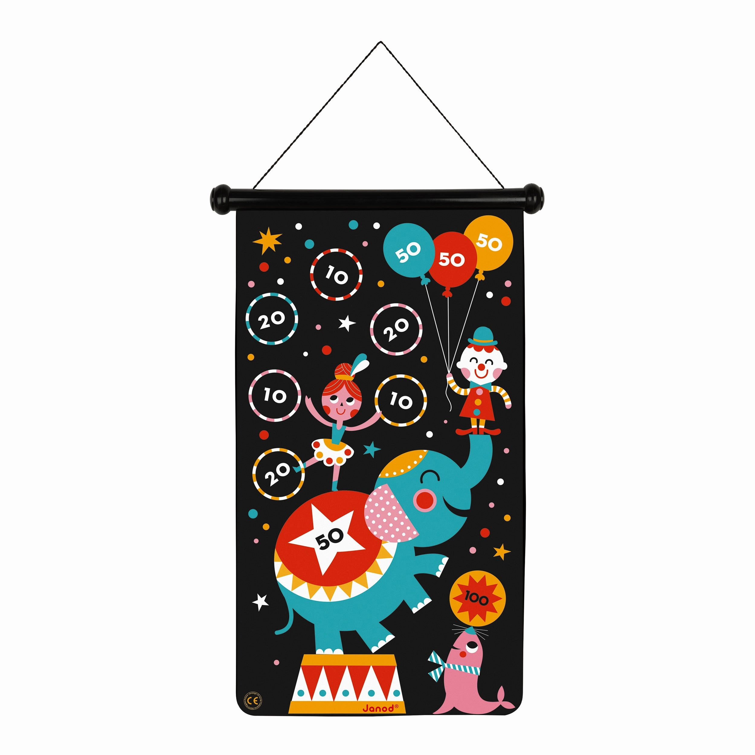 Babykids_Janod_Toys Janod Magnetic Dart Game - Circus