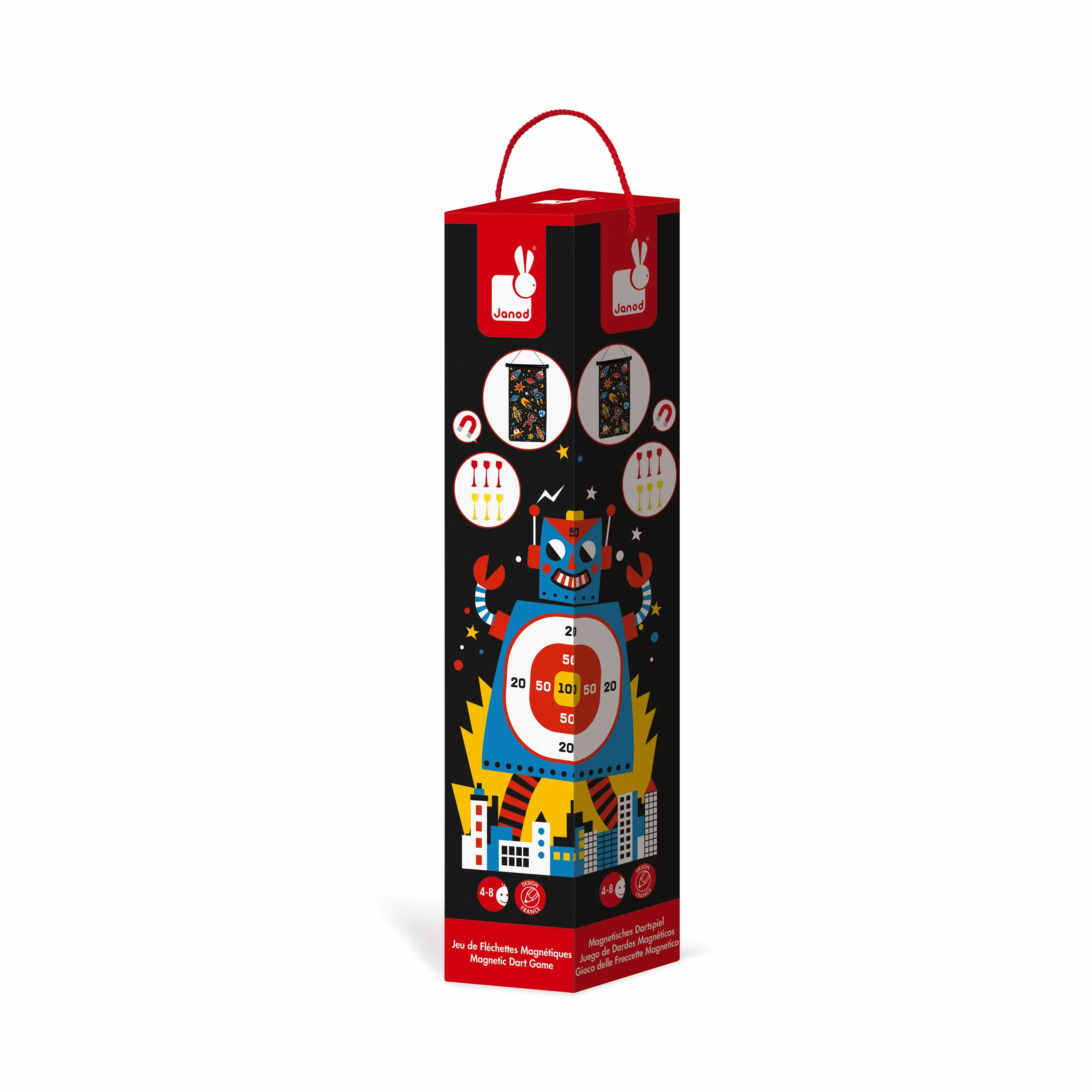 Babykids_Janod_Toys Janod Magnetic Dart Game - Robots