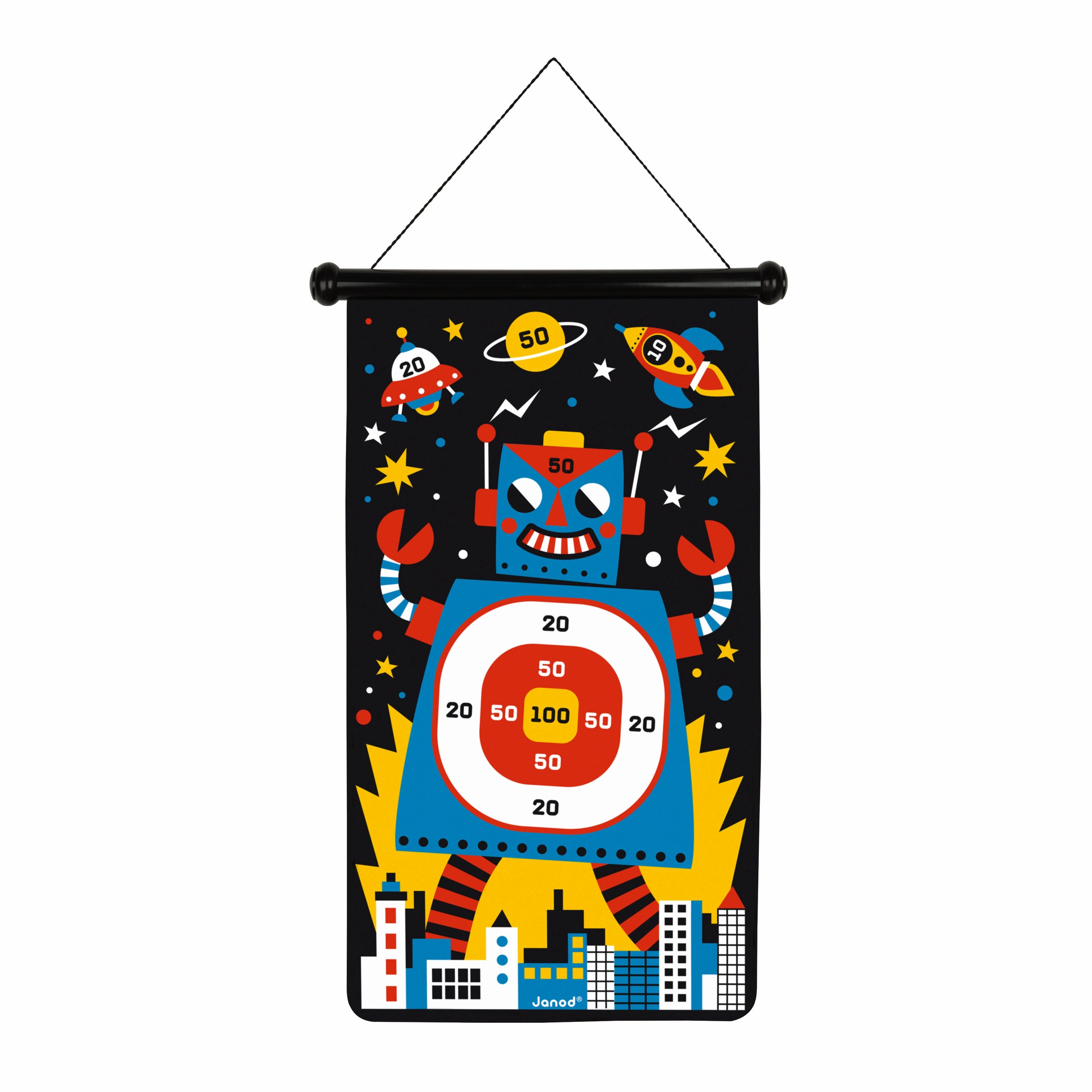 Babykids_Janod_Toys Janod Magnetic Dart Game - Robots