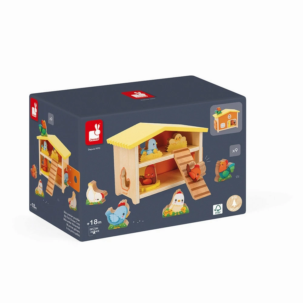 Babykids_Janod_Toys Janod My First Henhouse