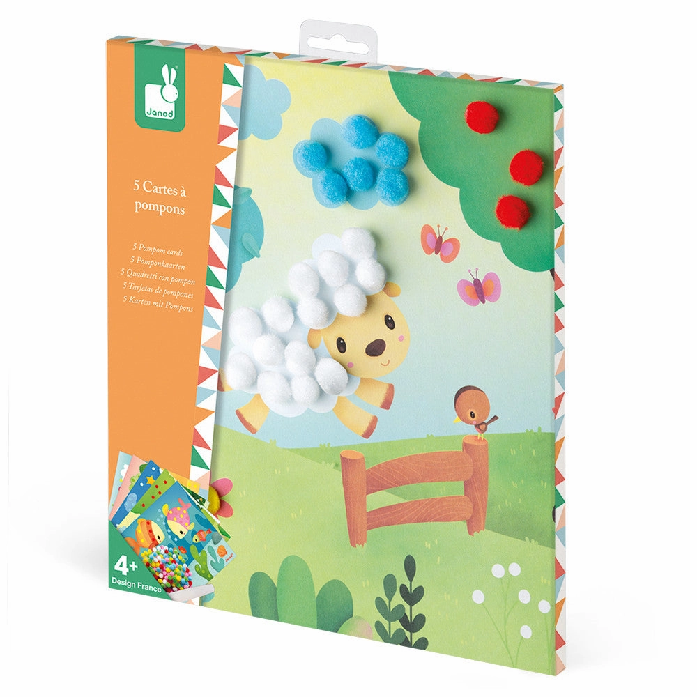 Babykids_Janod_Toys Janod Pom Pom Cards