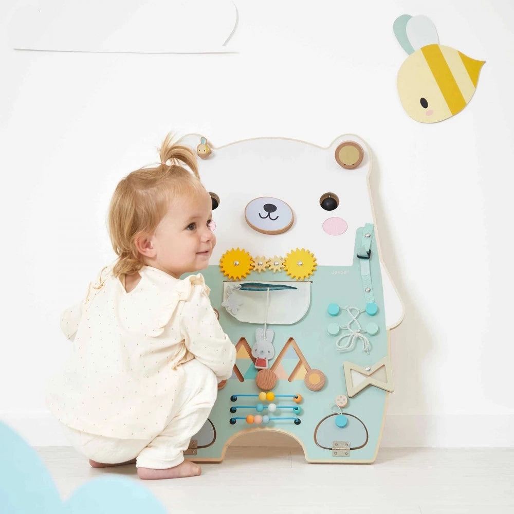 Babykids_Janod_Toys Janod Pure - Bear Activity Board
