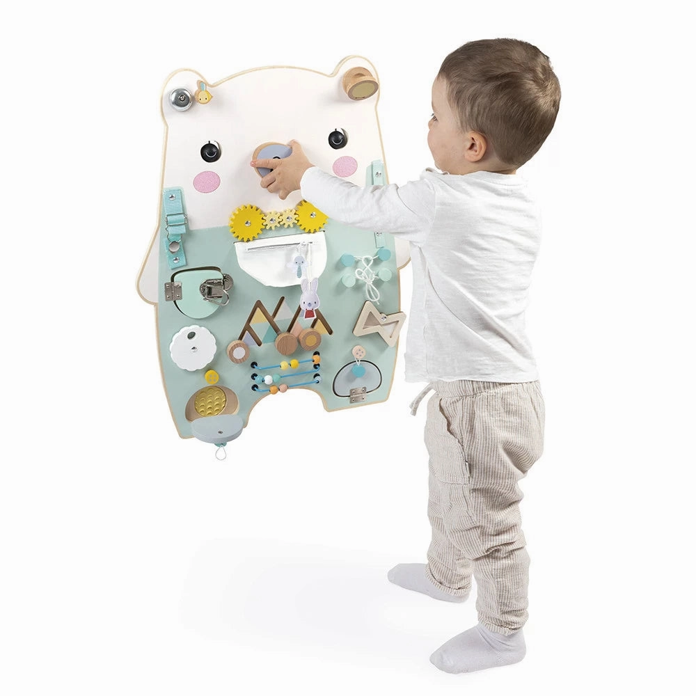 Babykids_Janod_Toys Janod Pure - Bear Activity Board