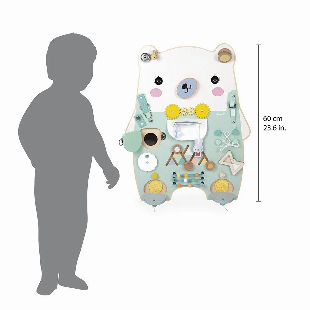Babykids_Janod_Toys Janod Pure - Bear Activity Board