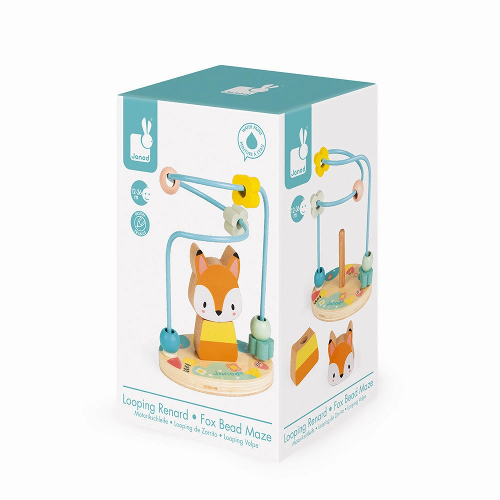 Babykids_Janod_Toys Janod Pure Fox Bead Maze