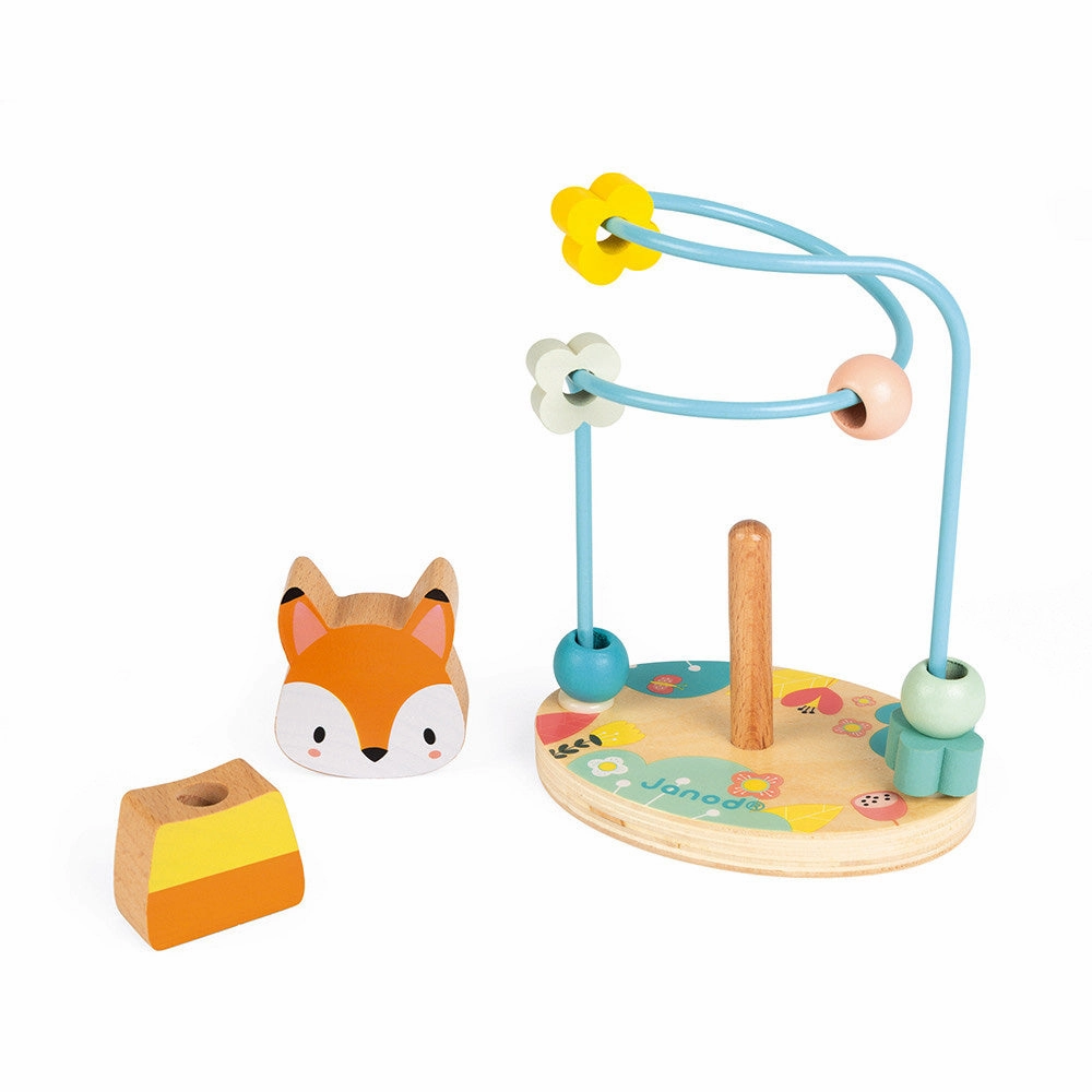 Babykids_Janod_Toys Janod Pure Fox Bead Maze