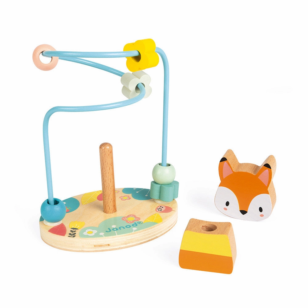 Babykids_Janod_Toys Janod Pure Fox Bead Maze
