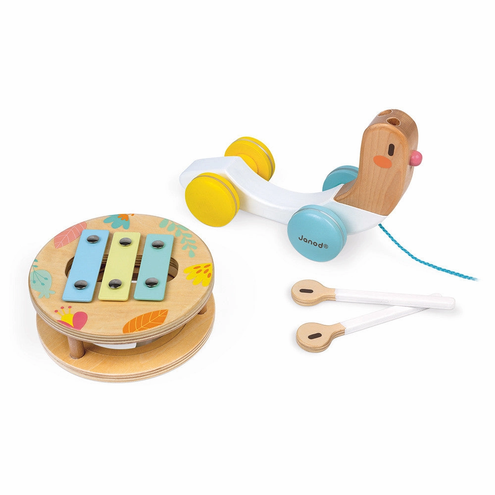 Babykids_Janod_Toys Janod Pure Pull-Along Snail