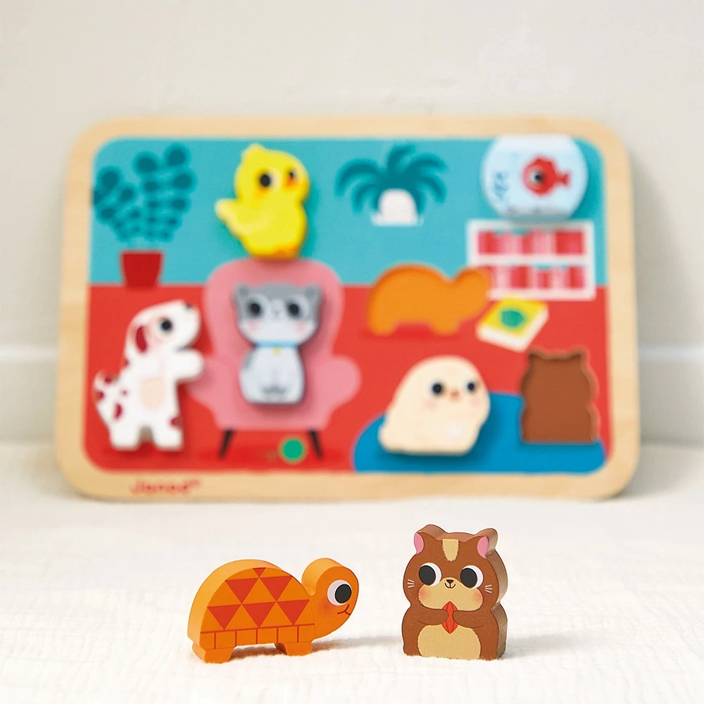 Babykids_Janod_Toys Janod "Pets" Chunky Puzzle