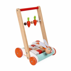 Babykids_Janod_Toys Janod Rabbit Block Cart