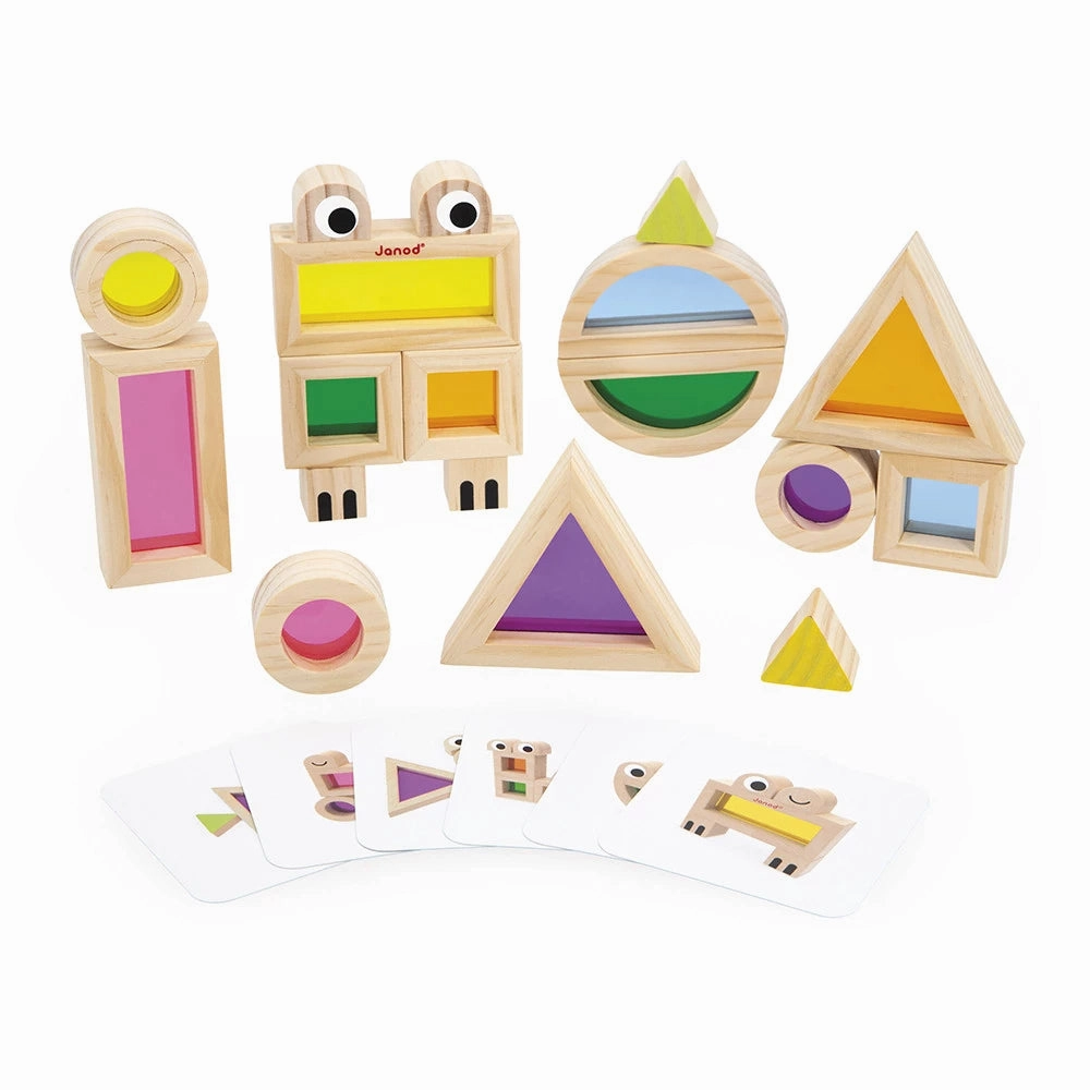 Babykids_Janod_Toys Janod Sensory - Translucent Blocks