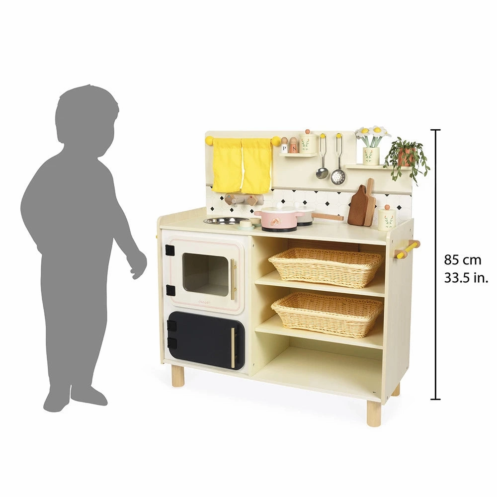 Babykids_Janod_Toys Janod Shiny Grandma - Big Equipped Kitchen