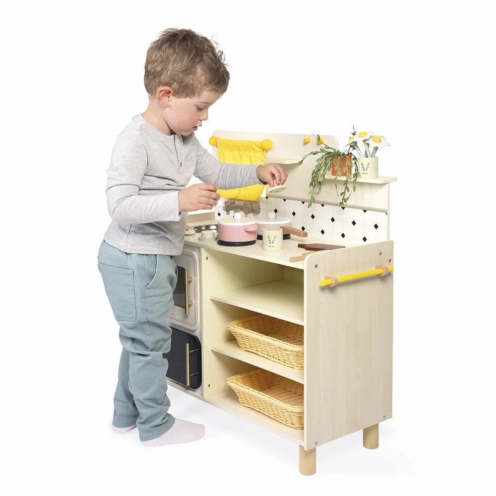 Babykids_Janod_Toys Janod Shiny Grandma - Big Equipped Kitchen