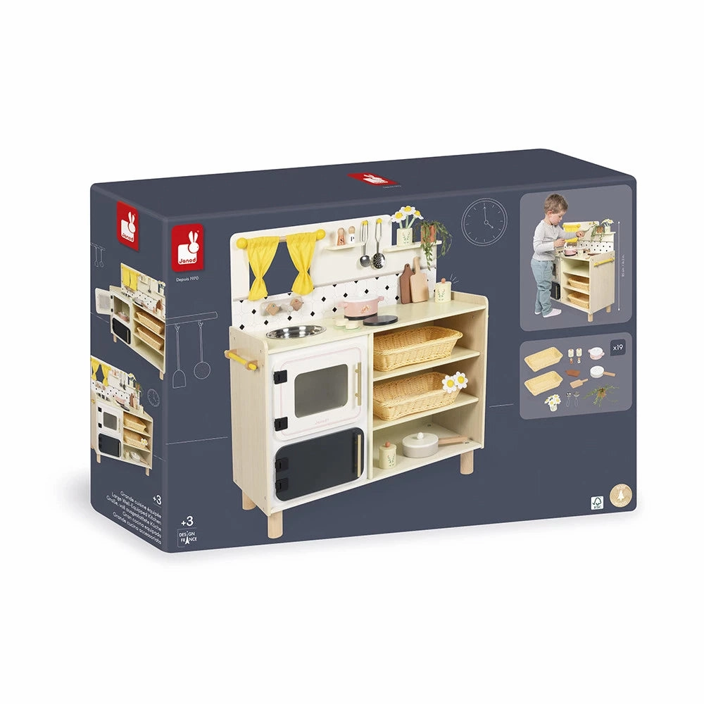 Babykids_Janod_Toys Janod Shiny Grandma - Big Equipped Kitchen