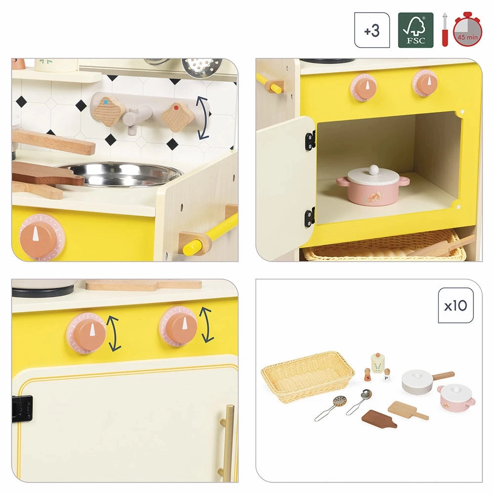 Babykids_Janod_Toys Janod Shiny Grandma - Cooker