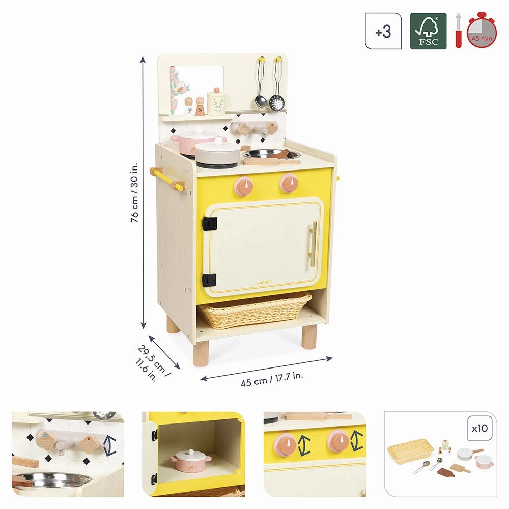 Babykids_Janod_Toys Janod Shiny Grandma - Cooker