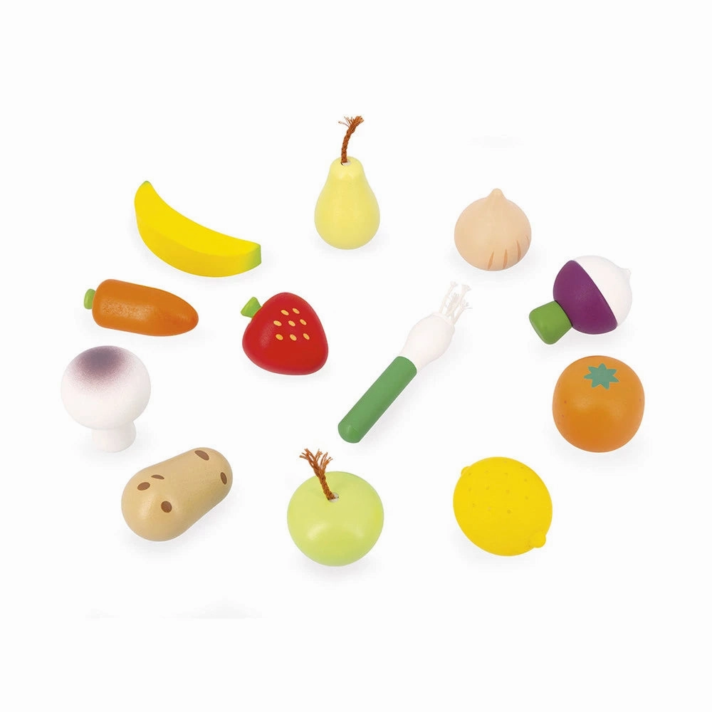 Babykids_Janod_Toys Janod Shiny Grandma - Fruits and Vegetables Net