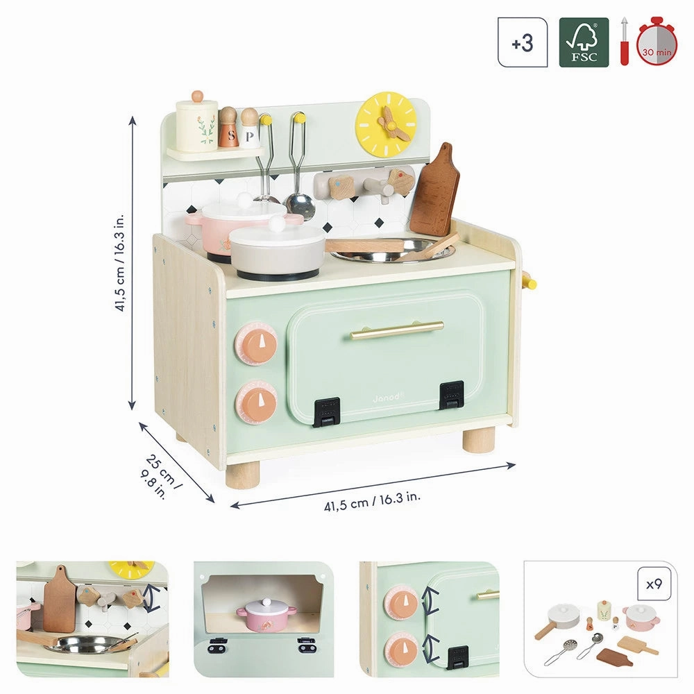 Babykids_Janod_Toys Janod Shiny Grandma - Kitchenette