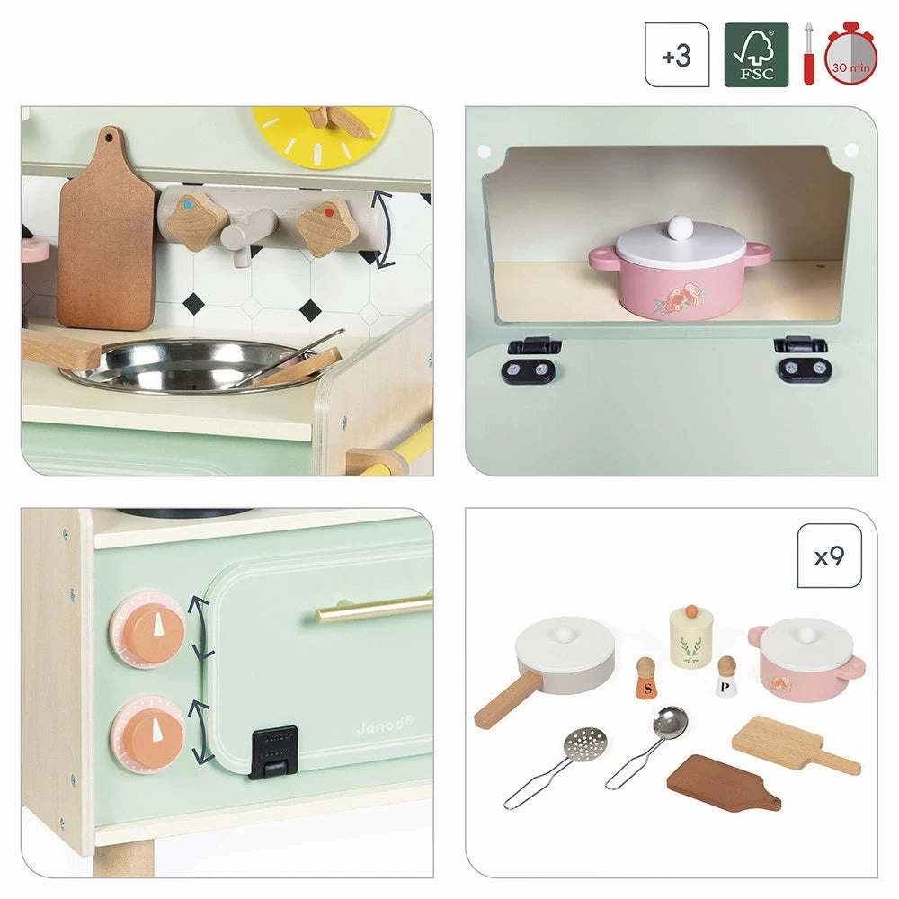 Babykids_Janod_Toys Janod Shiny Grandma - Kitchenette
