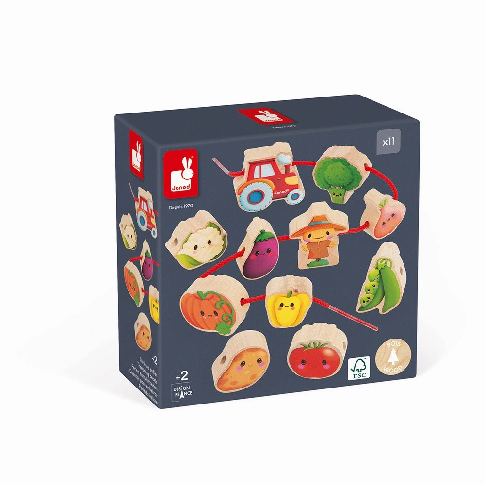 Babykids_Janod_Toys Janod Stringable Beads - Sheeps