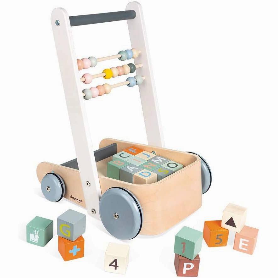 Babykids_Janod_Toys Janod Sweet Cocoon Cart with ABC