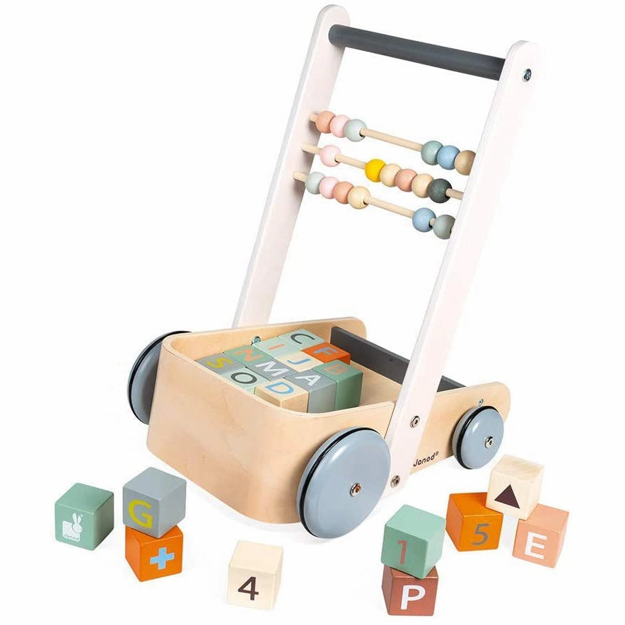 Babykids_Janod_Toys Janod Sweet Cocoon Cart with ABC