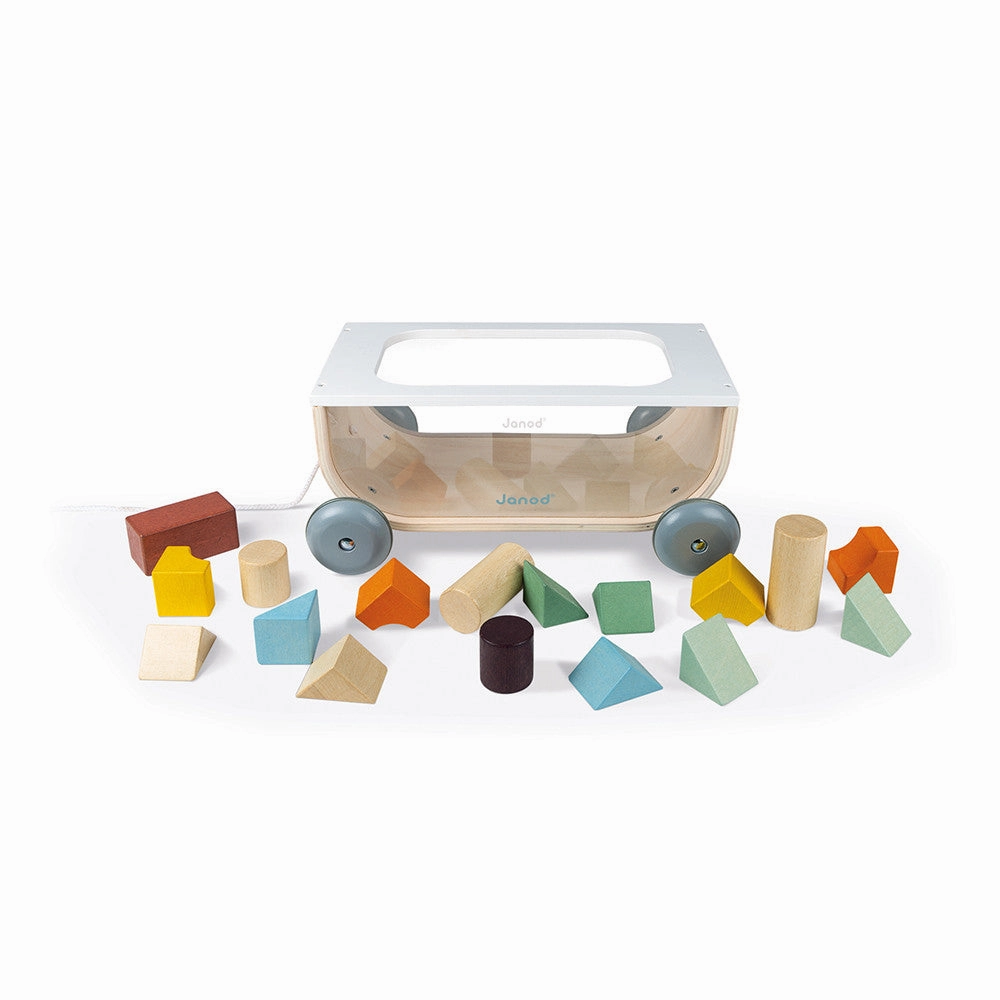 Babykids_Janod_Toys Janod Sweet Cocoon Cart with Blocks
