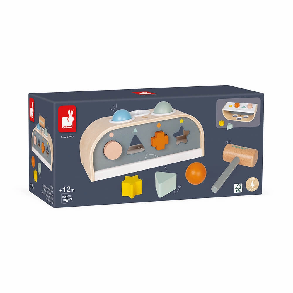 Babykids_Janod_Toys Janod Sweet Cocoon Taptap and Shape Sorter