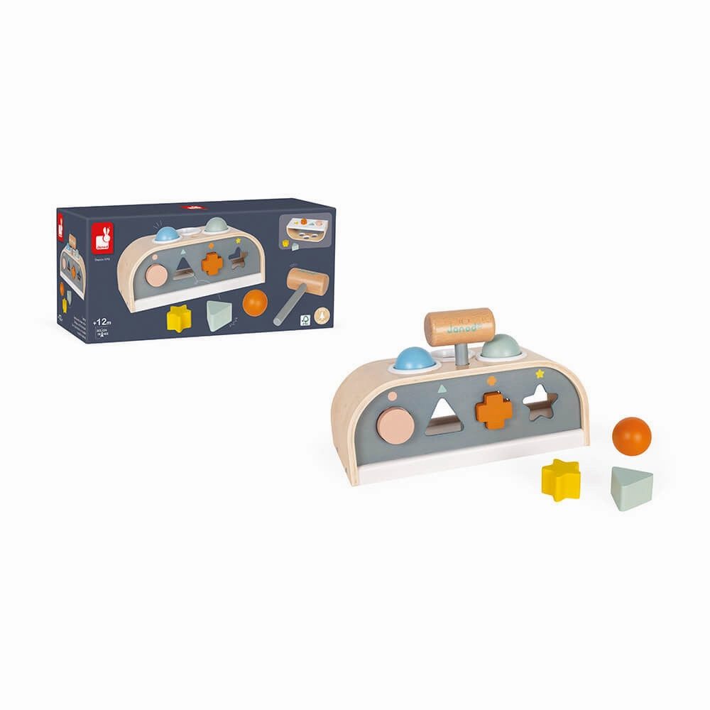 Babykids_Janod_Toys Janod Sweet Cocoon Taptap and Shape Sorter