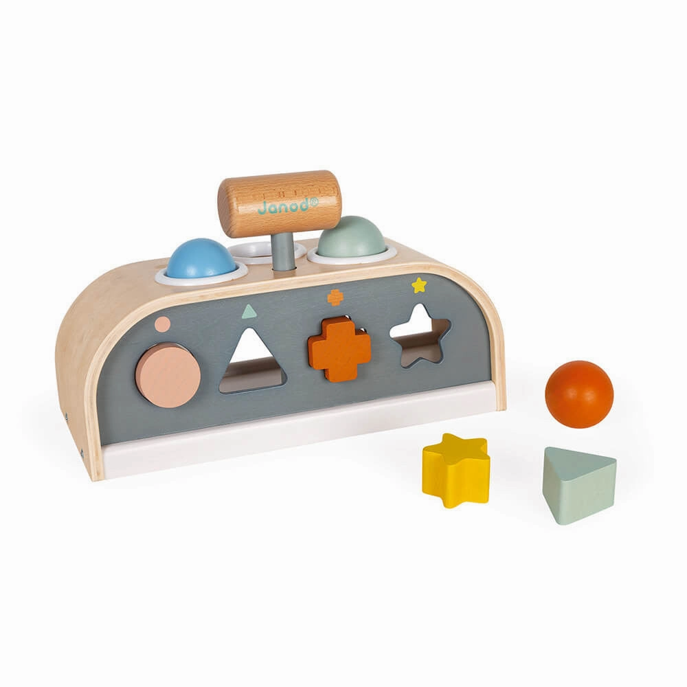 Babykids_Janod_Toys Janod Sweet Cocoon Taptap and Shape Sorter