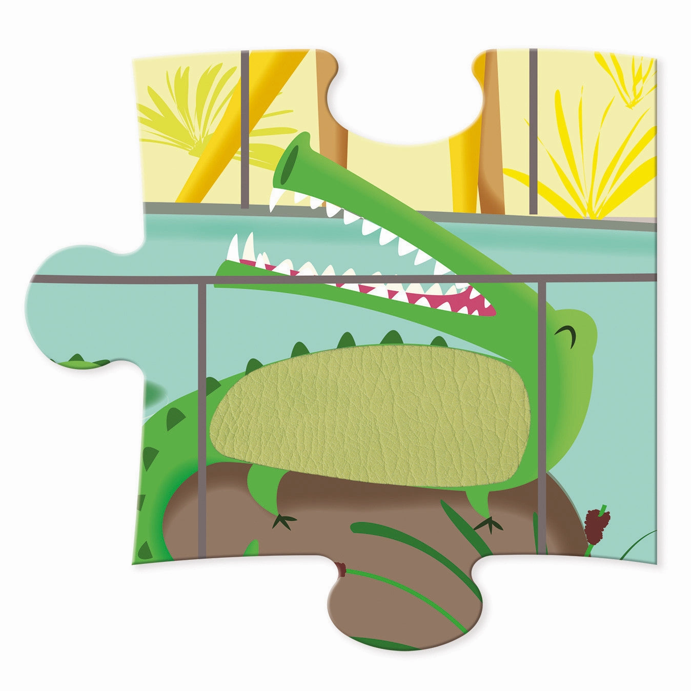 Babykids_Janod_Toys Janod Tactile Puzzle - A Day at the Zoo