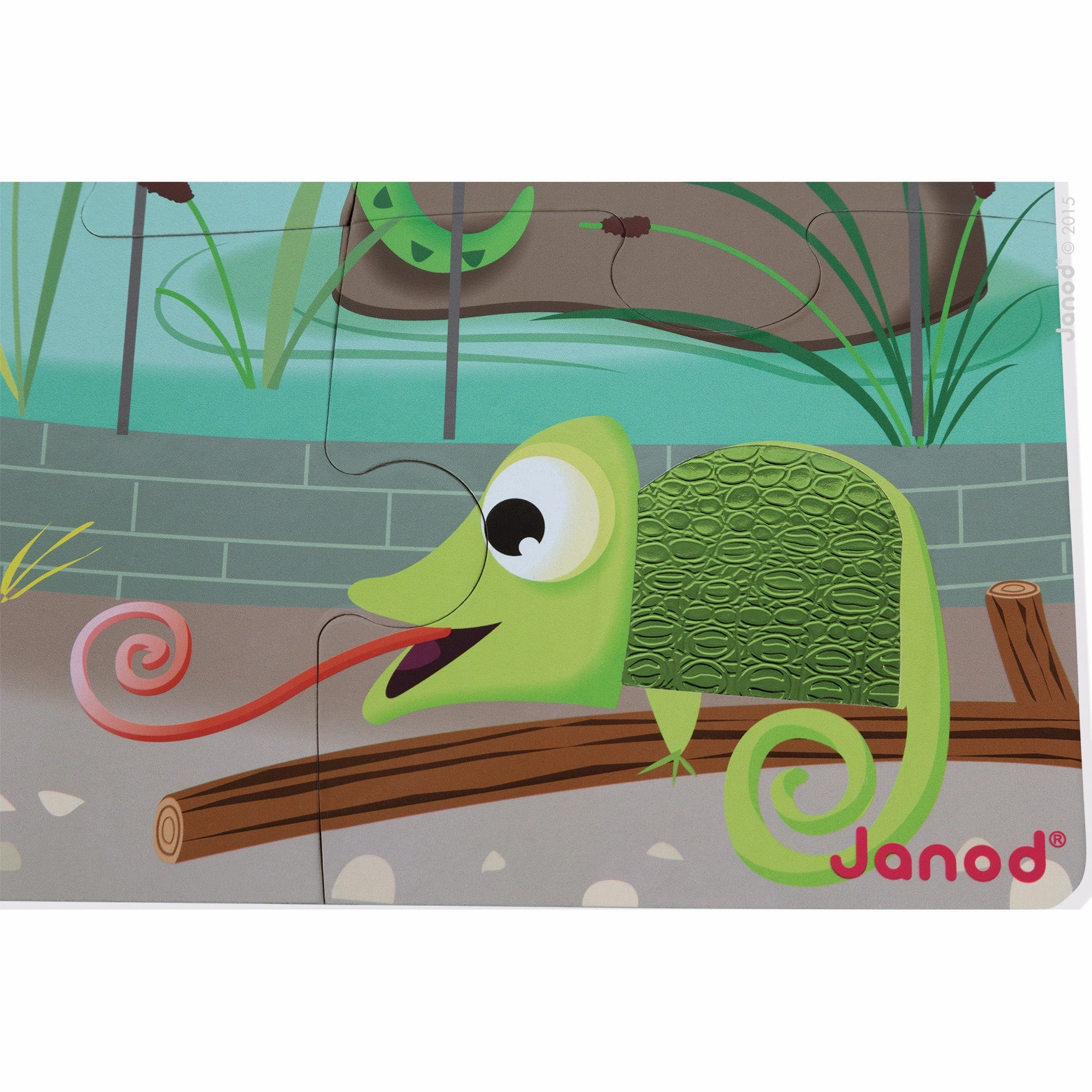 Babykids_Janod_Toys Janod Tactile Puzzle - A Day at the Zoo