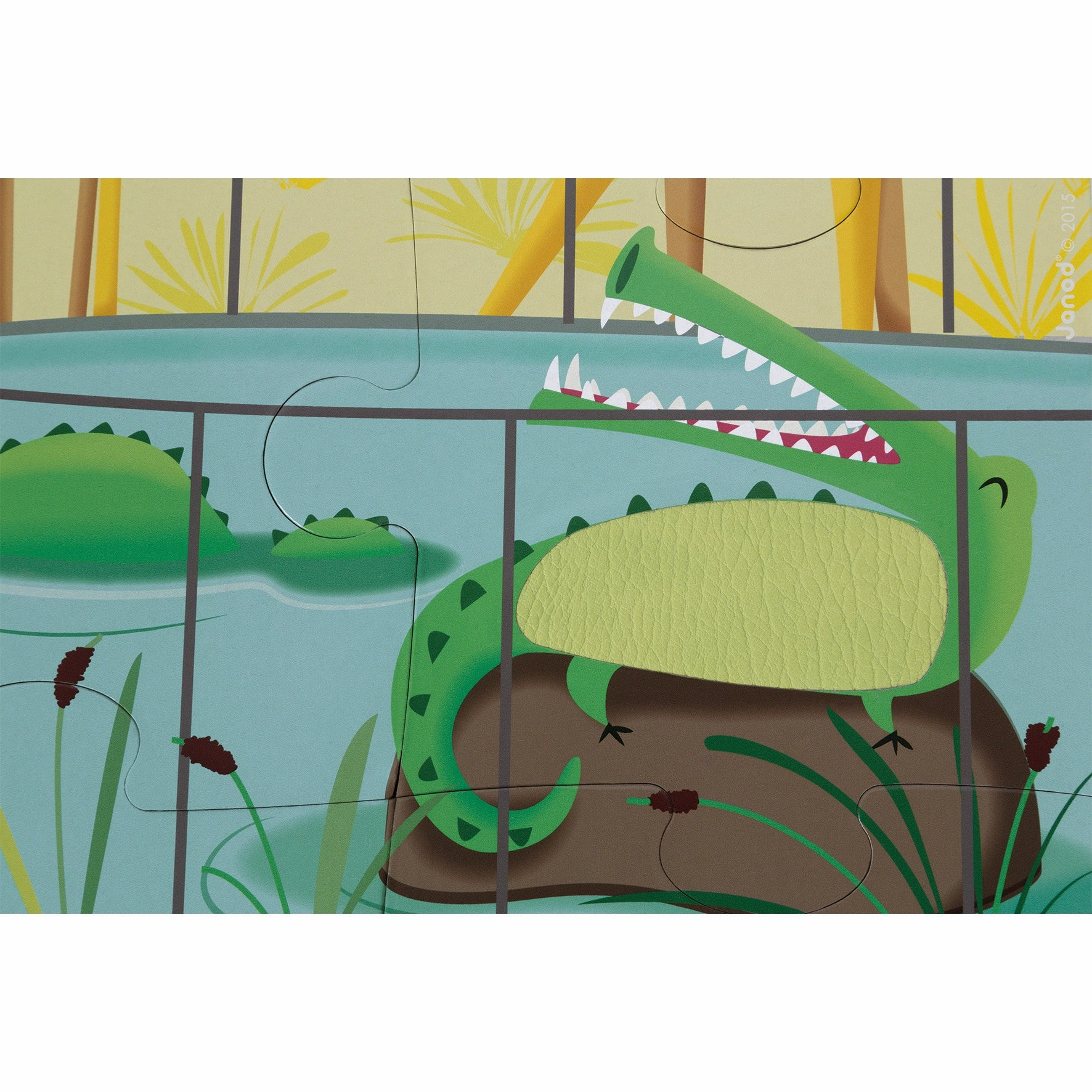 Babykids_Janod_Toys Janod Tactile Puzzle - A Day at the Zoo