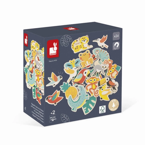 Babykids_Janod_Toys Janod Tropik - 24-Piece Tropical Magnets Set
