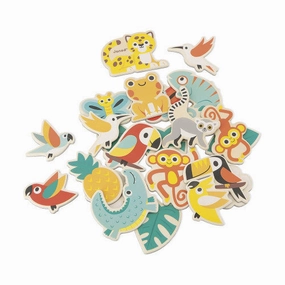 Babykids_Janod_Toys Janod Tropik - 24-Piece Tropical Magnets Set