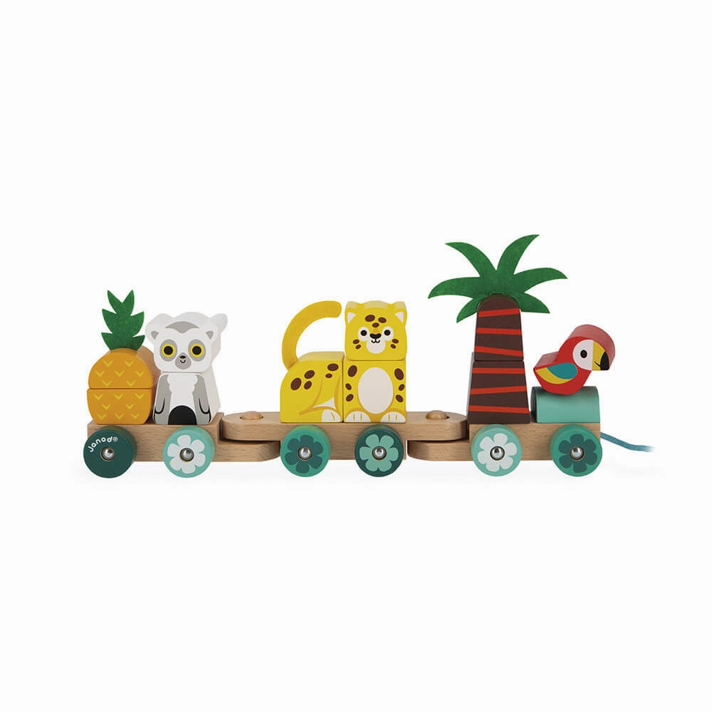 Babykids_Janod_Toys Janod Tropik - Pull - Along Tropical Train